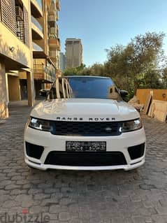 Range Rover Sport V6 Dynamic 2019 white on black & red (clean carfax)