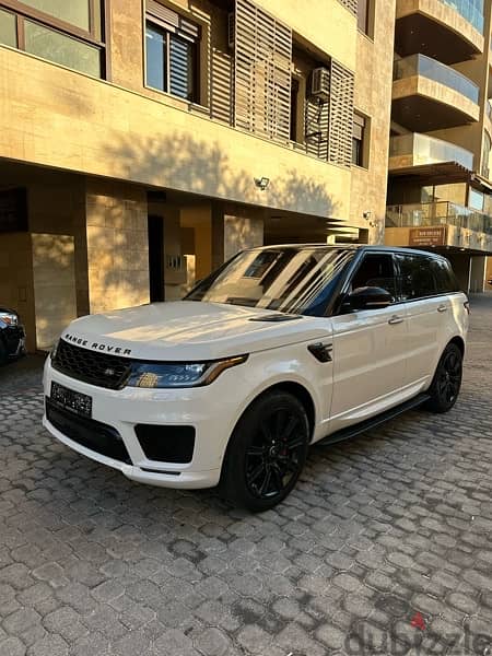 Range Rover Sport V6 Dynamic 2019 white on black & red (clean carfax) 1