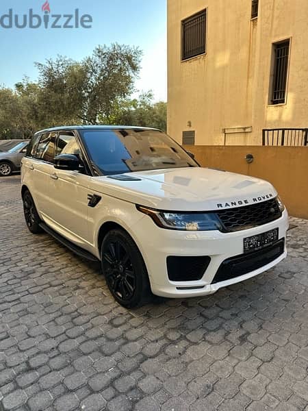 Range Rover Sport V6 Dynamic 2019 white on black & red (clean carfax) 2