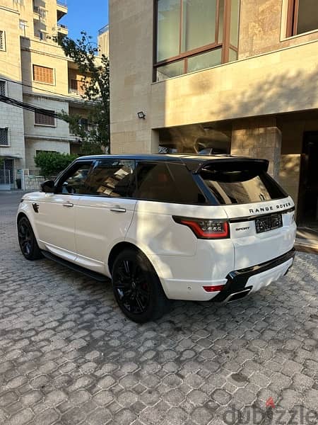 Range Rover Sport V6 Dynamic 2019 white on black & red (clean carfax) 3