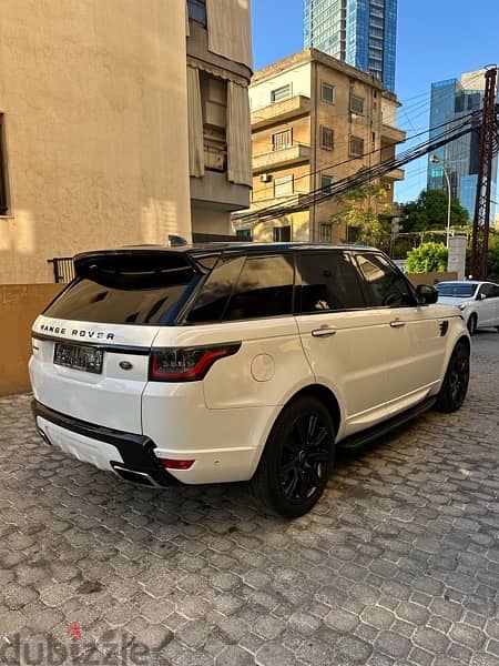 Range Rover Sport V6 Dynamic 2019 white on black & red (clean carfax) 4