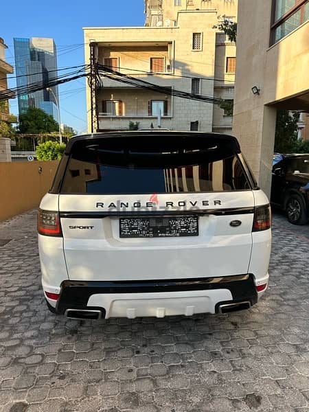 Range Rover Sport V6 Dynamic 2019 white on black & red (clean carfax) 5