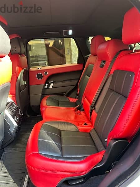 Range Rover Sport V6 Dynamic 2019 white on black & red (clean carfax) 11