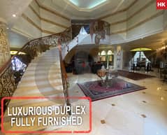 Luxurious Duplex Fully Furnished-Sawfar, Aley/صوفر, عاليه REF#HK113104