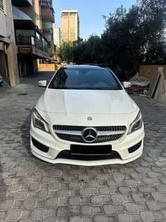 Mercedes CLA 250 AMG-line 4matic 2014 white on brown (clean carfax) 0