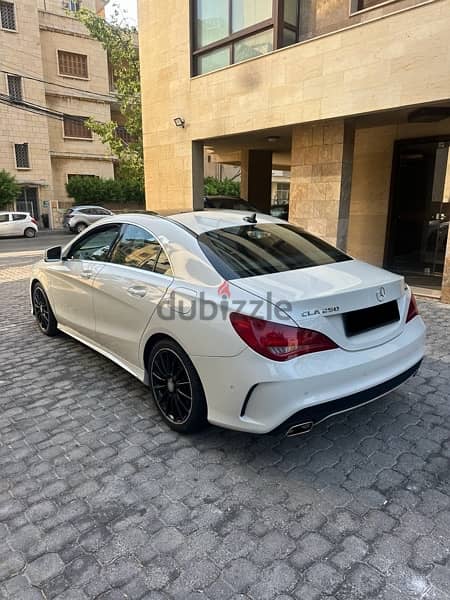 Mercedes CLA 250 AMG-line 4matic 2014 white on brown (clean carfax) 3