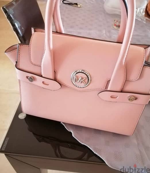 Michael Kors Handbag / Purse / Carmen / Pink Leather Satchel 2