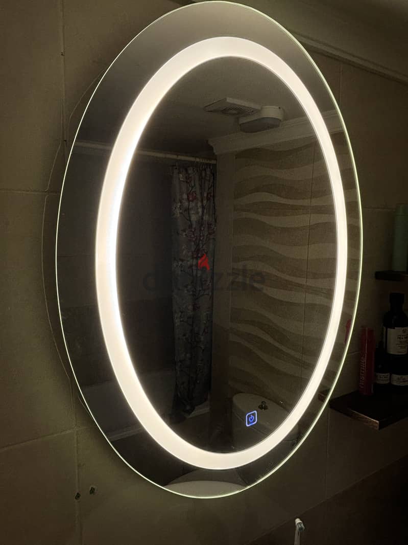 Oval Led Mirror bathroom 0