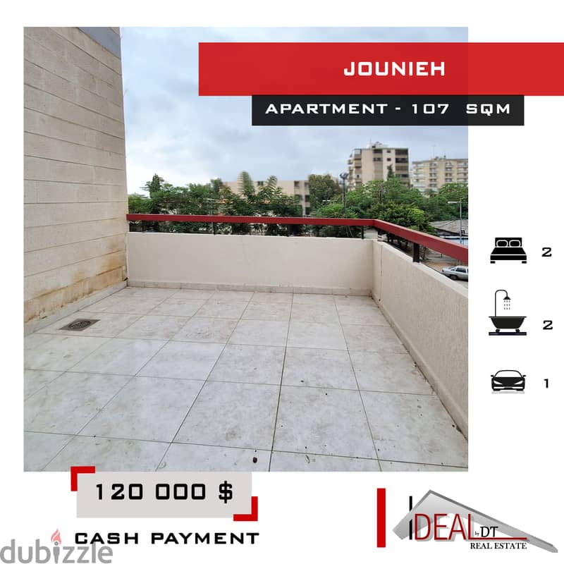 Prime Location ! Apartment for sale in Jounieh 107 sqm REF#FD18046 0