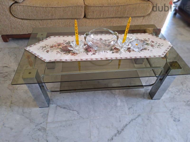 glass table italian chrome amazing quality 2