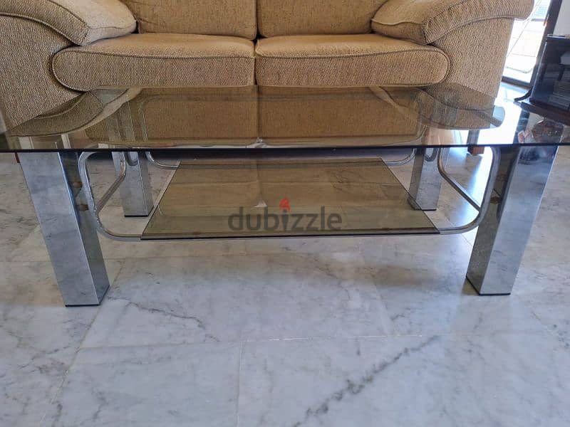 glass table italian chrome amazing quality 3