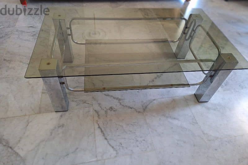 glass table italian chrome amazing quality 4