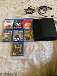 For Sale: Used Like-New PS4 with 7 Games 0