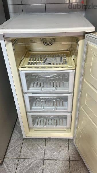 freezer + microwave used like new 200$