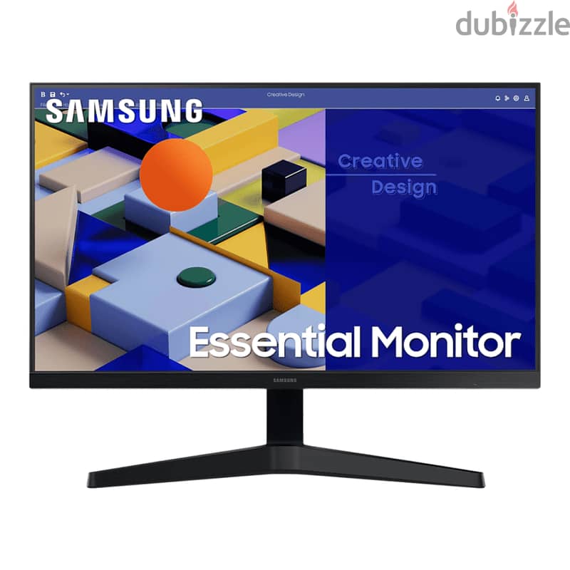 Samsung 24" 75Hz S3 Essential Monitor - Black 1