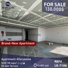 LK-7106 / Apartment for Sale in Kfaryassine, شقة للبيع في كفرياسين 0