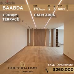 Apartment for sale in Baabda ND25  للبيع في بعبدا 0