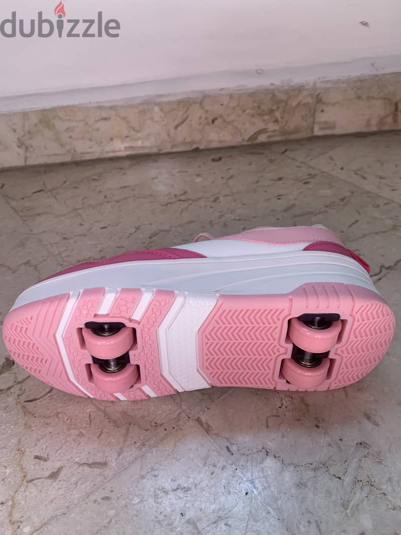 Pink Roller Shoes 1