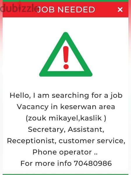 job Needed 0