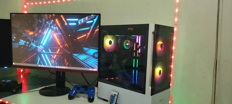 Gaming PC Case i9 10850K +Gaming Monitor 27" 2