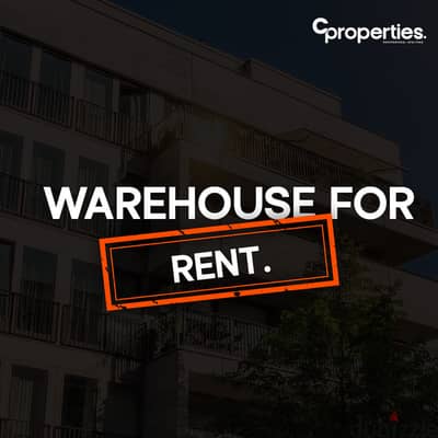 Warehouse For Rent in Bourj Hammoud مستودع للاجار في برج حمود CPCF110