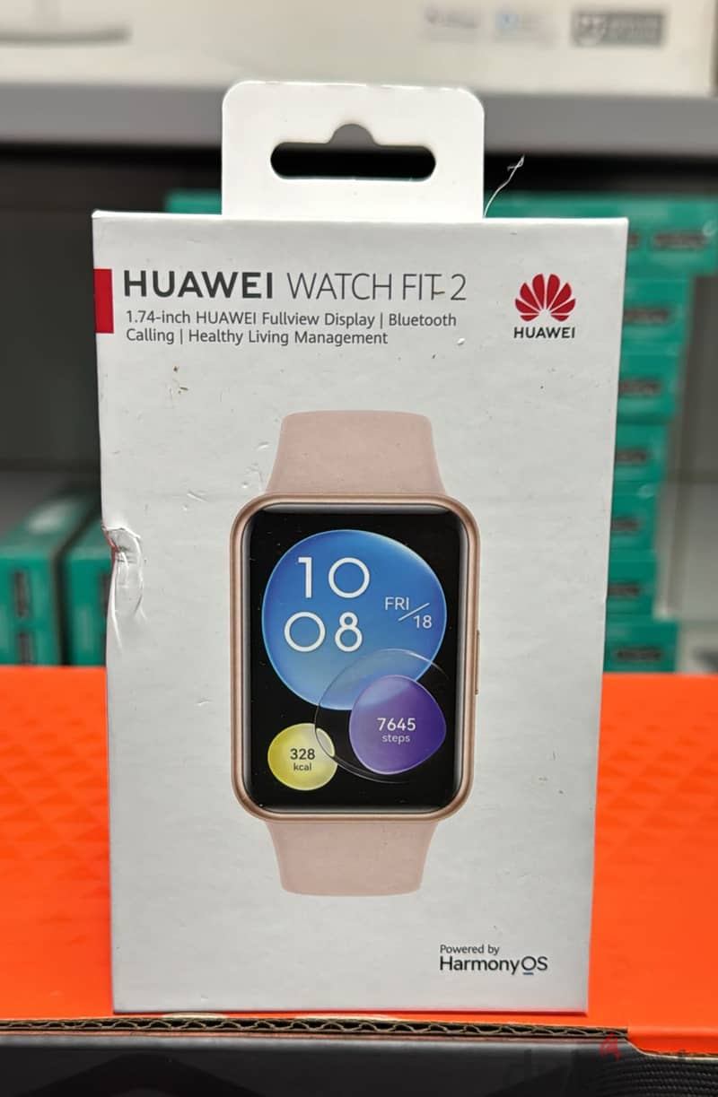 Huawei watch fit 2 active pink amazing & new offer 0