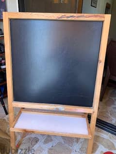 chalkboard and marker boatd in good condition