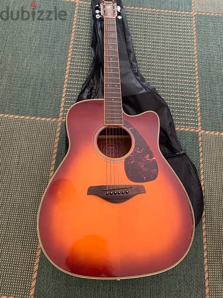 Acoustic Guitar Yamaha FGX720SCA 0