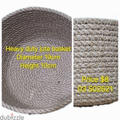 heavy duty jute baskets 0