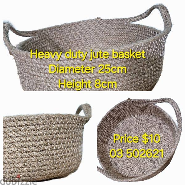 heavy duty jute baskets 1