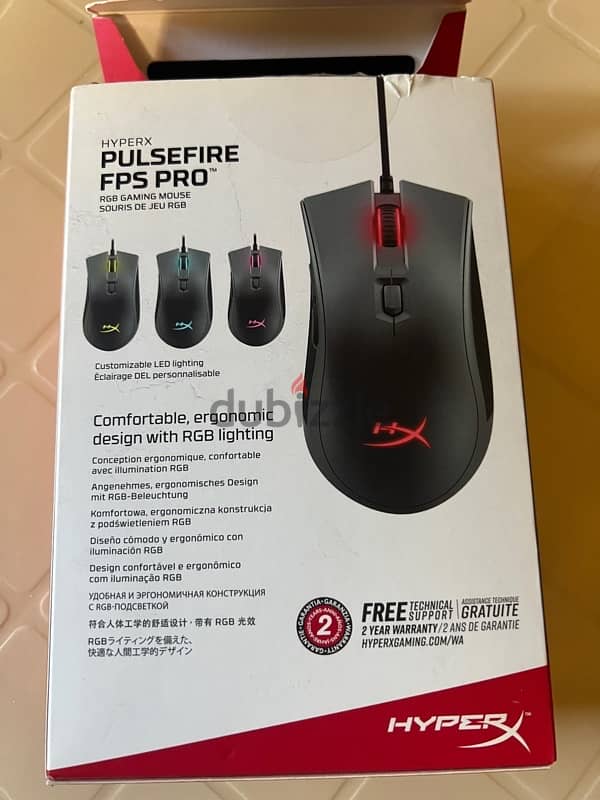 Hyperx Gaming Mouse Pulsefire FPS Pro 2