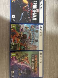 3 ps5 games super clean used like new