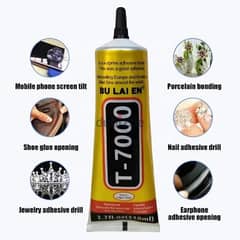 T7000-50ML Mobile phone repair screen accesorios DIY black glue. 0