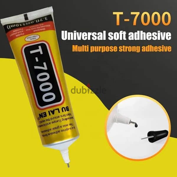 T7000-50ML Mobile phone repair screen accesorios DIY black glue. 1