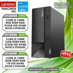 LENOVO THINKCENTER NEO TOWER 50T G5 TWR 12UD007HAX i5-13400 DESKTOPS 0