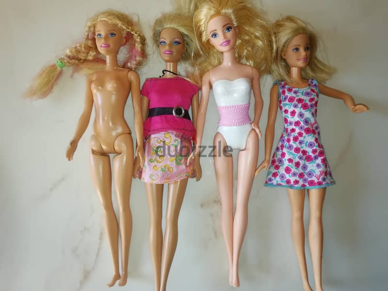 Barbie Dolls most by  by Mattel  6$ each 1