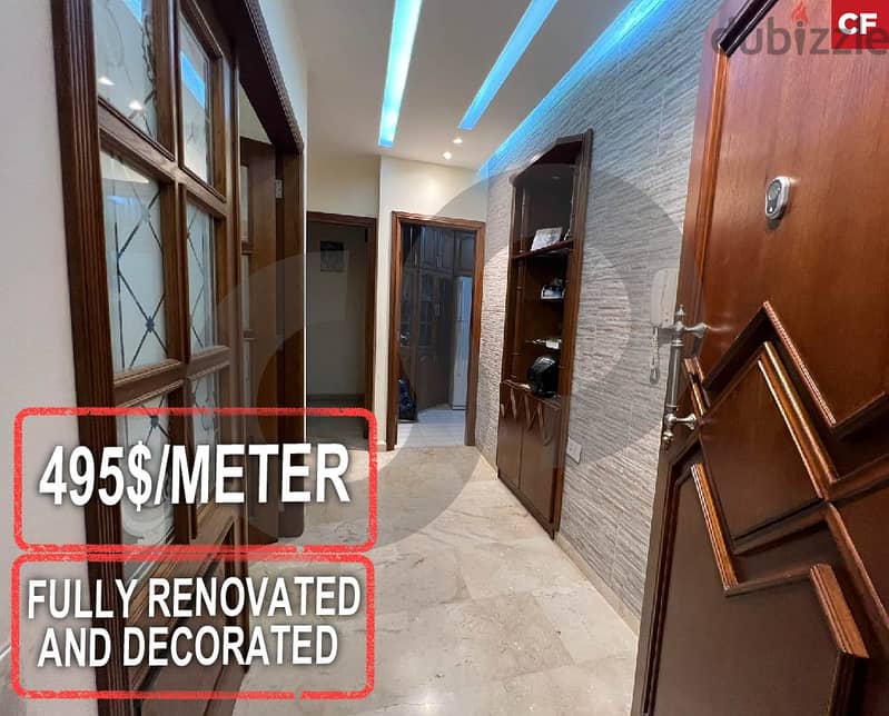 Fully Renovated and Decorated, Metn, Sabtieh/ سبتيه REF#CF113157 0