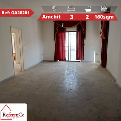 Apartment for sale in Aamchit شقة للبيع في منطقة عمشيت