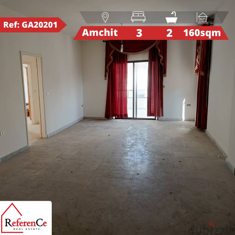 Apartment for sale in Aamchit شقة للبيع في منطقة عمشيت 0