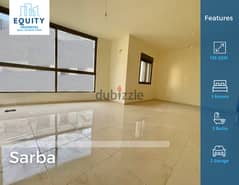 135 SQM Apartment For Rent In Sarba شقة للايجار في صربا #RK99877