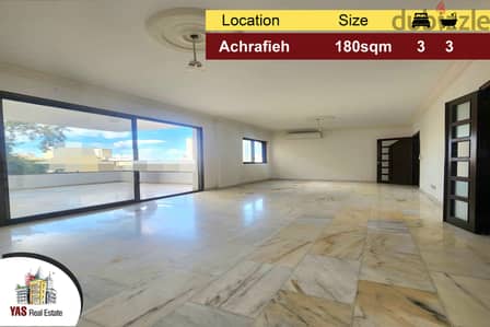 Achrafieh 180m2 | Prime Location | Dead End Street | Classy Area | PA