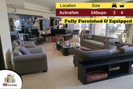 Achrafieh/Sodeco 240m2 | Furnished & Equipped | City View | PA |