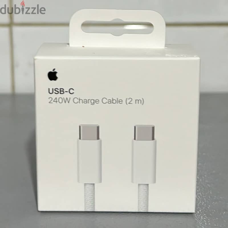 Apple usb-c 240w charge cable 2m original & good offer 0