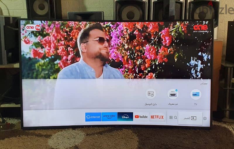 شاشة سامسونج اورجنال 65 انش LED smart 4k UHD 0