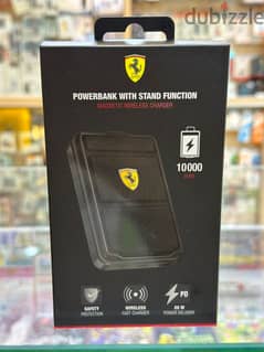 Ferrari powerbank 10000mah 20w pd with stand function magnetic wireles 0