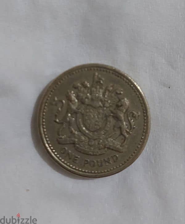 Queen Elizabeth II British pound Coin 1