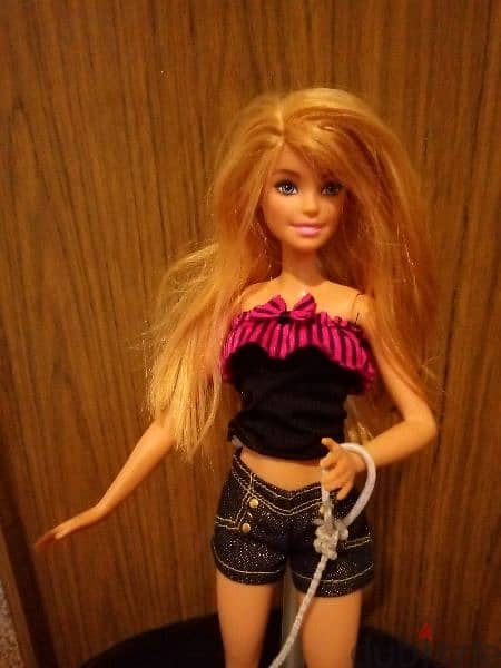 "Barbie SPLISH PUP" as new doll Mattel 2017 flex legs +Dog, both=28$ 4