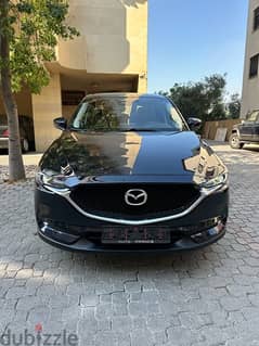 Mazda CX-5 AWD Grand Touring 2017 dark blue on black (clean carfax)