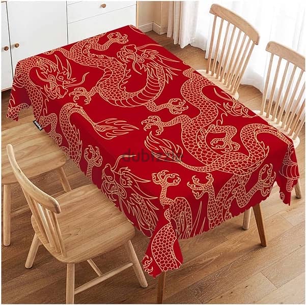 traditional Chinese tablecloth + set of napkins 1