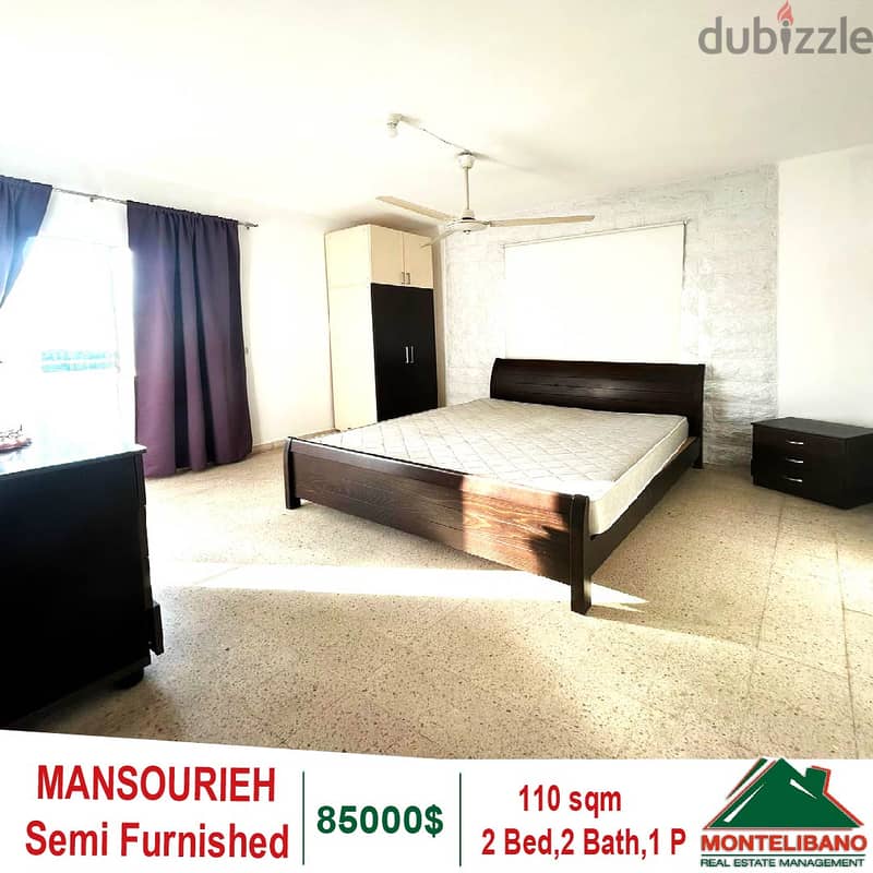 110 SQM Apartment for sale in MANSOURIEH!! 3